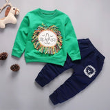 Leo the Lion Sweatshirt and Pants Set - BeeBee Cakes