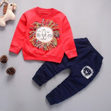Leo the Lion Sweatshirt and Pants Set - BeeBee Cakes