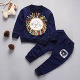 Leo the Lion Sweatshirt and Pants Set - BeeBee Cakes
