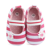Striped Mary Jane Shoes with Daisy - BeeBee Cakes
