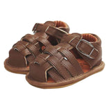 Gladiator Style Closed Front Baby Boy or Girl Sandals - BeeBee Cakes